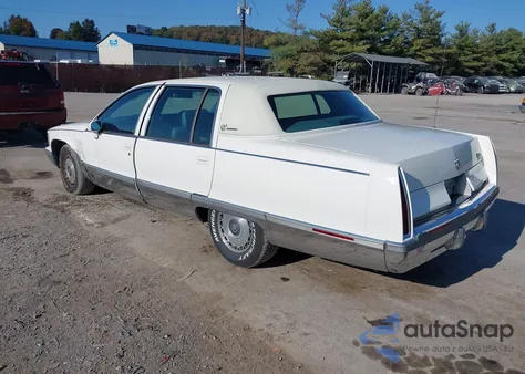 1994 Cadillac Fleetwood Brougham из США, поврежденный, VIN 1G6DW52P4RR700123